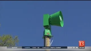 Girl Scout gets tornado siren for Hancock County