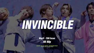 [4K 60p] 231105 WayV - INVINCIBLE -Ten focus - Showcase Tour @청두 fancam