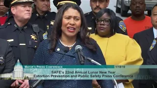 22nd Annual Lunar New Year Extortion Prevention and Public Safety Press Conference