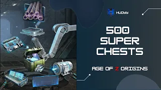 OPENING 500 BLUE materials chests, IT IS BAD!. Age of Z Origins, AoZ