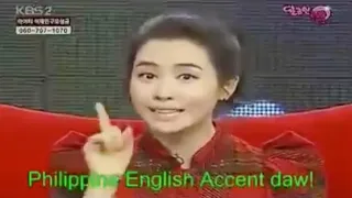 Korean actress insulting Filipino accent. #cancelkorea