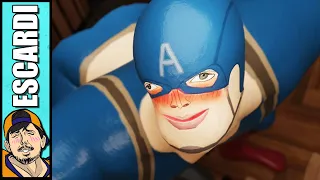 Captain America Fights in Elevator [ Fandub Español ]