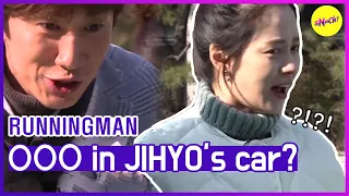 [HOT CLIPS] [RUNNINGMAN] 0000 in JIHYO's car?(Eng sub)