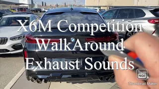 2020 BMW X6M Competition Walk around + Exhaust Sounds (전설의 배기음)