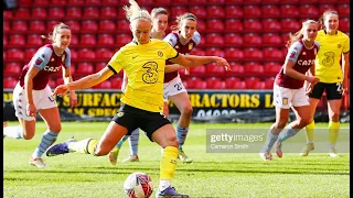 Pernille Harder vs Aston Villa Women - Goal & Every Touch 29.01.2022 |HD|