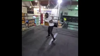 Terence Crawford in the Gym/Lab staying sharp