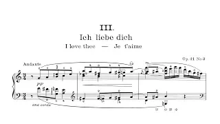Edvard Grieg: Ich liebe dich (Je t’aime) Op.41, No.3 (audio + sheet music) [Thurzó]