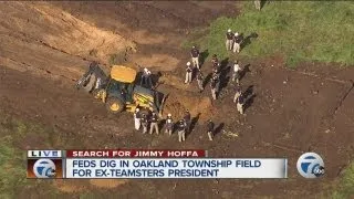Feds dig in Oakland Township field for Jimmy Hoffa