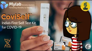 CoviSelf - How to take Corona test in 15 minutes at home | Rapid Self Test Kit for COVID-19