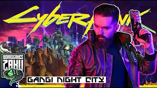 Cyberpunk Gangi Night City - Gra Planszowa - Opinia + Zasady