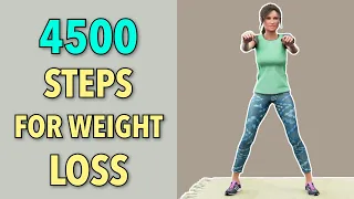 4500 Steps At Home - Walking Exercise For Weight Loss