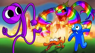 El ORIGEN del DIOS ARCOIRIS...(Rainbow Friends Animación)
