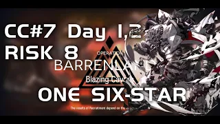 CC#7 Day 1 2 - Blazing Cavern Risk 8 | Ultra Low End Squad | OPERATION PINE SOOT |【Arknights】