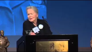 Marlene Dietrich's daughter, Maria Riva, speaking at the William J. Donovan Award® Dinner