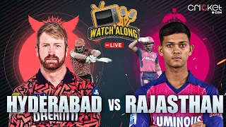 🔴LIVE🔴 I #SRHvsRR I Match 50, #IPL2024 | Watchalong | Cricket.com