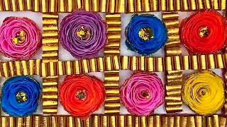 ASMR Soap Gold Chains Crushing | Soap Crunching | Soap Crunch Best ASMR | Soap ASMR Satisfying Video