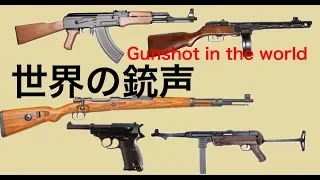 【フリー効果音】世界の銃声 Gunshot in the world ＃１