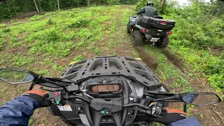 2023 CAN-AM OUTLANDER 1000 in the forest part 1