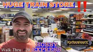 HUGE TRAIN & HOBBY STORE - Walk Through #20 Hobby Express