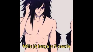 Madara ensinando Obito a cantar (MEME-EDIT)