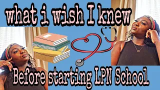 10 Things I Wish I Knew Before I Started LPN School #lpn