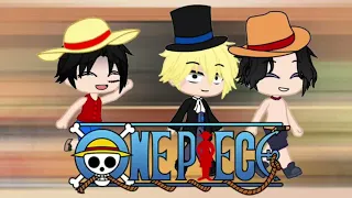 || Mugiwaras + Ace & Sabo react to Asl and Luffy || Part 2 ||