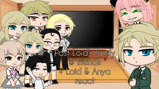 Past Loid's family & friends + Loid & Anya react ⚠️Manga Spoilers⚠️ // Loid x Yor // Spy x Family