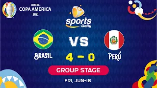 Brazil vs Peru | Full Match (Group Stage) ● Copa America 2021  ● 🇧🇷 v 🇵🇪 ●  🔊 English