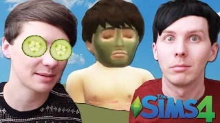 DIL HAS A SPA DAY - Dan and Phil Play: Sims 4 #27