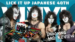 KISS Lick It Up Japanese 40th Anniversary Vinyl Unboxing