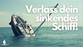 Edem Nubukpo - Verlass dein sinkende Schiff - 30.05.21 - WDL