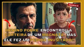 O Menino Pobre Encontrou a Carteira do Magnata e Emocionou o Homem Com seu Pedido em Troca... Ep. 4