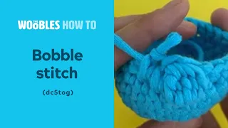 How to bobble stitch (dc5tog) in crochet