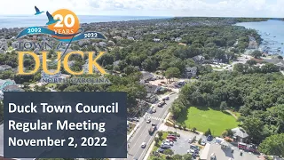 November 2, 2022 Town Council Meeting