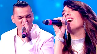 ¡Explosivos! Ángela Leiva y Brian Lanzelotta derritieron la pista interpretando "Sola otra vez"