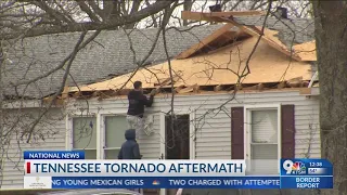 Tennessee residents clean up after severe weekend storms killed 6 people and damaged neighborhoods