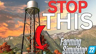 10 Tips For BEGINNERS In Farming Simulator 22!