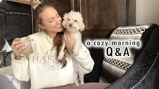 cozy morning Q&A: move-in date, guest cottages update, marriage + more! | XO, MaCenna Vlogs