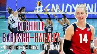 USA's Wing Spikers Michelle Bartsch-Hackley Highlights | FIVB Final 2019