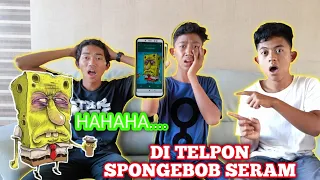 MALAM MALAM DITELPON SPONGEBOB, KOK SEREM? | Mikael Family