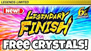 HYPE TRAIN!!!! 5,000 FREE CRYSTALS FOR THE 6TH YEAR ANNIVERSARY!!! (Dragon Ball Legends)