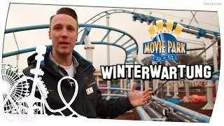 Winterwartung im Movie Park Germany - Ride Review Reportage