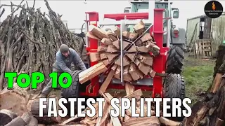 TOP 10 BEST AMAZING EXTREME FASTEST FIREWOOD PROCESSORS & WOOD SPLITTERS COMPILATION #TOP10