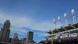 Cleveland Guardians Opening Day Flyover