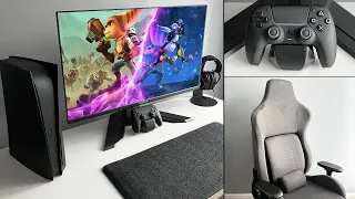 My NEW Gaming Desk Setup 2022 | Next Gen Consoles / Productivity Workspace