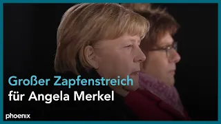 Großer Zapfenstreich der Kanzlerin