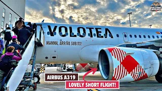 [4K] TRIP REPORT | Spectacular Takeoff from Naples: View of Vesuvius | VOLOTEA A319 | Naples-Palermo