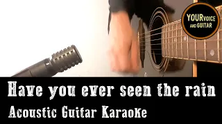 Creedence  -  Have you ever seen the rain - Acoustic Karaoke