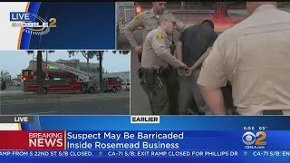 Suspect in custody after break-in at Rosemead business