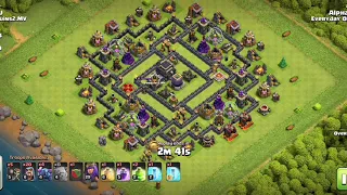 COC 2020 TH9 Dark Elixir (DE) Farming: No CC Troops, No Heroes